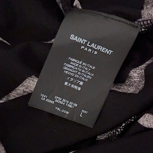 **Sold** Saint Laurent Abstract Tee - Picture 5 of 6